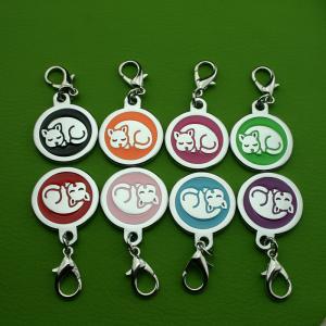 Zink Alloy Polish Electroplate Adhesive Dripping Pet ID Taggar Hundtillbehör