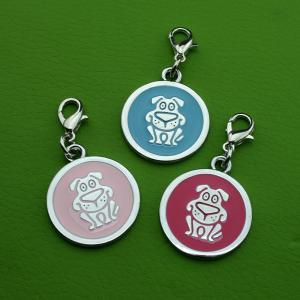 Factory Metal Zink Alloy Handtag QR-kod Husdjurstaggar för hund eller katt