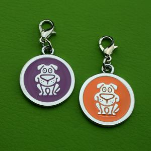 Factory Metal Zink Alloy Handtag QR-kod Husdjurstaggar för hund eller katt