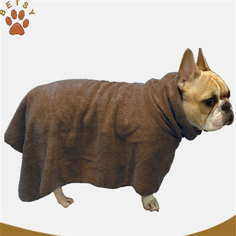 2015 het försäljning mikrofiber söt vintern pet - badrockar partihandel
