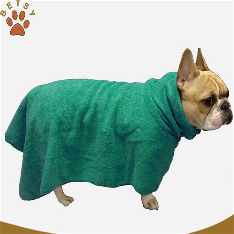 2015 het försäljning mikrofiber söt vintern pet - badrockar partihandel