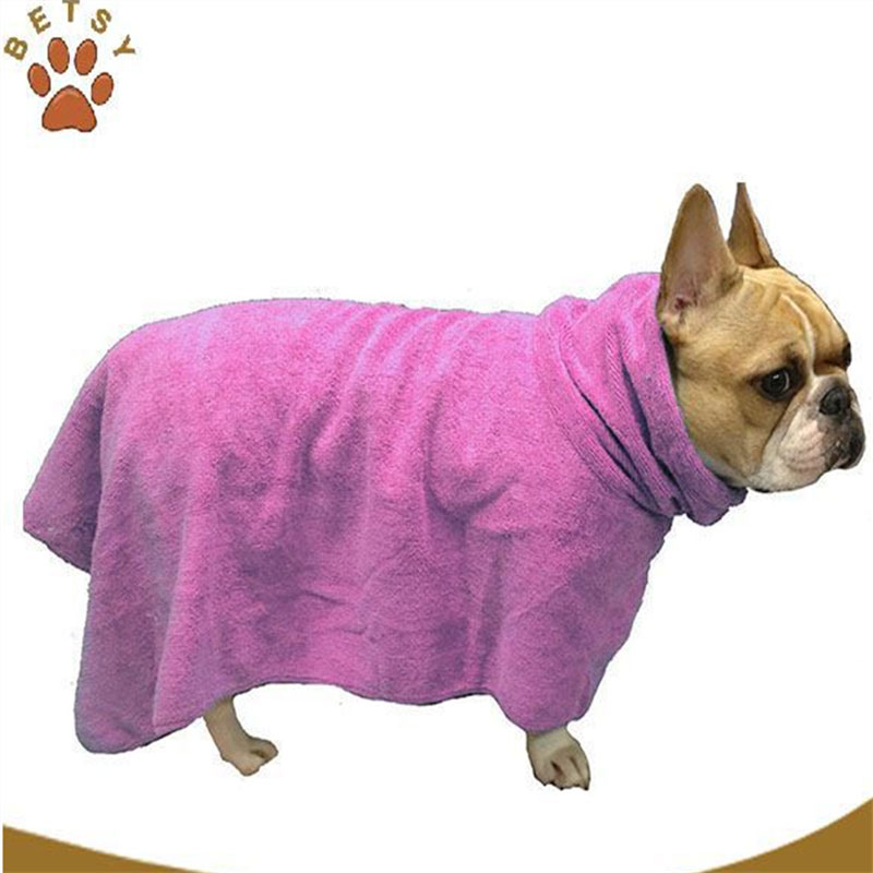 2015 het försäljning mikrofiber söt vintern pet - badrockar partihandel