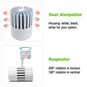 2 3 4 kablar adapter 20 w 30w 40w 50w magnetiska plats cob ledde spåret ljus