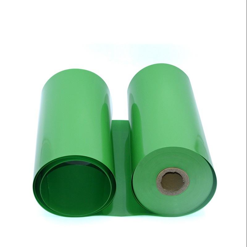 fabriken material 100 mikrometer färg flockas hårdplast pvc lakan för thermoformnings