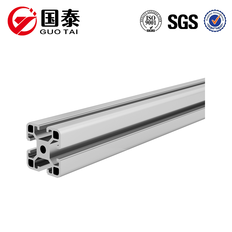 T-profil Aluminiumlegering extrusion profil för att göra fönster och dörr