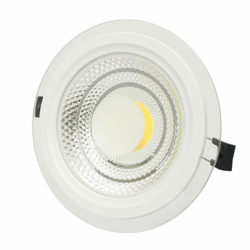3 colcr temp rund och kvadratisk glas nedljus inbelyst spot light