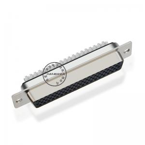 d sub 78 pin löddensitet kvinnlig elektronisk kontakt