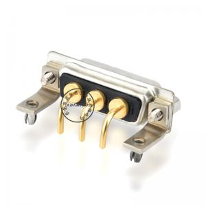 högströmseffekt 3W3 höger vinkel typ kvinnlig d-sub-kontakt