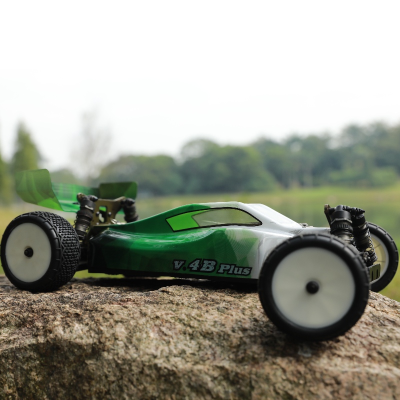 Vkarracing 1/10 Elektrisk 4WD Buggy borstlös terräng RC Bil med metall chassi