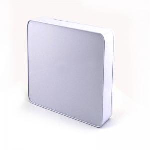 Matkvalitativ tryckt rektangulär chokladkakorformad burk med präglad logotyp