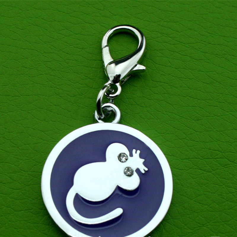 En hund märkning Animal Collar Tags Identifiering Taggar