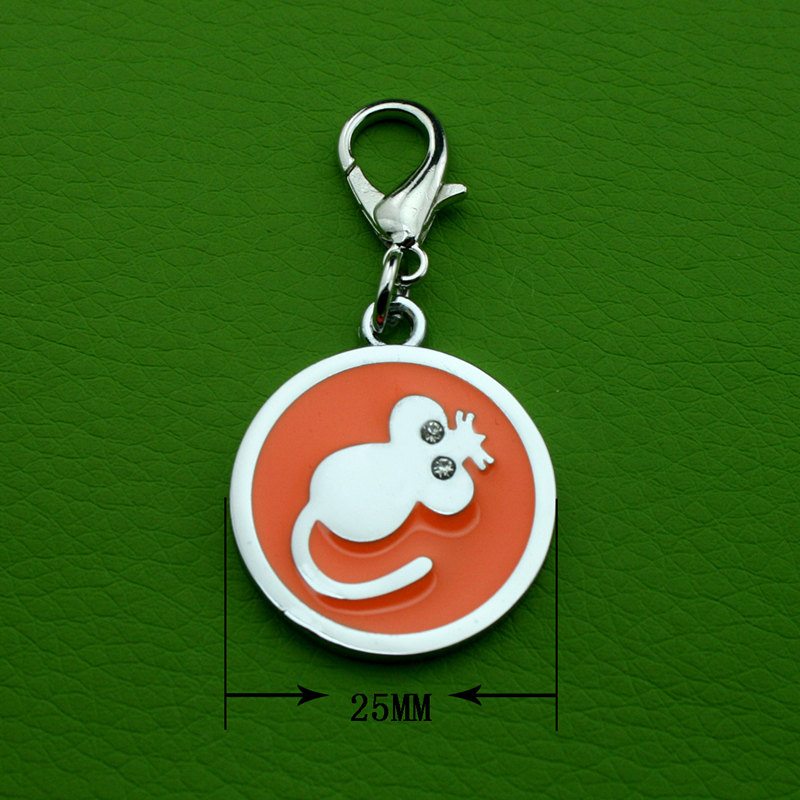 En hund märkning Animal Collar Tags Identifiering Taggar