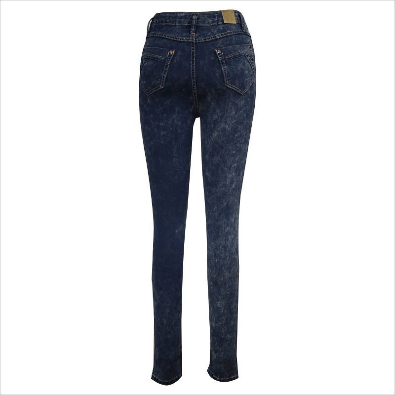 ladies acid wash disco jean WS1009