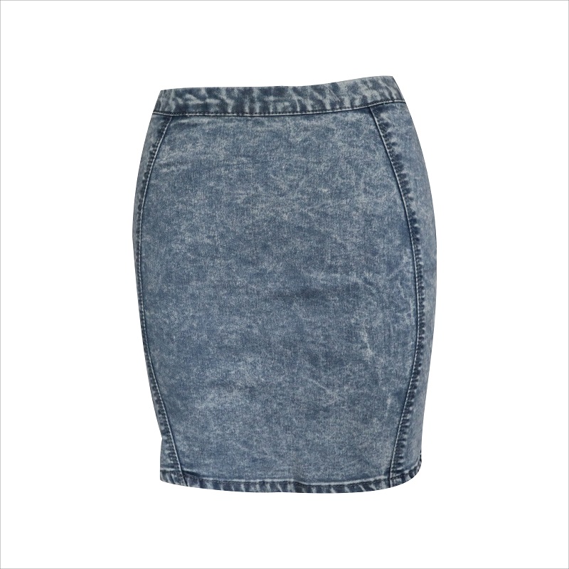 syra tvätt mini denim kjol WS1011
