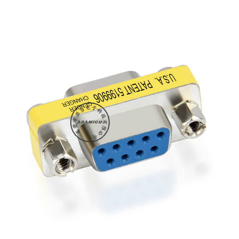 9 pin d sub female serial rs232 könsbytesadapter