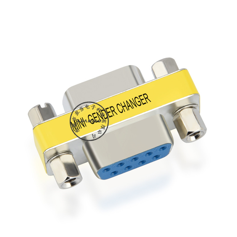 9 pin d sub female serial rs232 könsbytesadapter