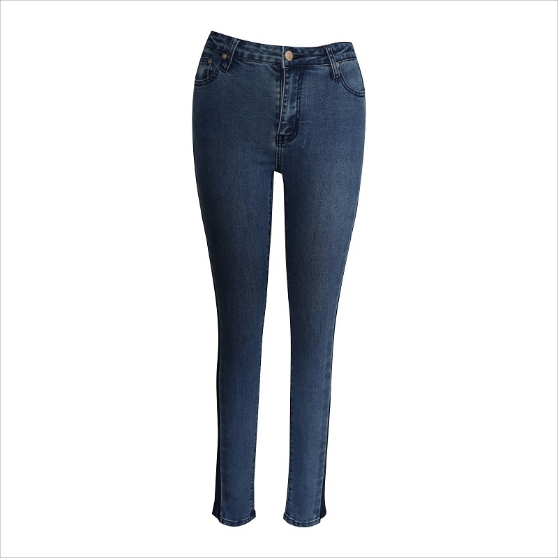 mode kontrast tvätt skinny jeans WS10122