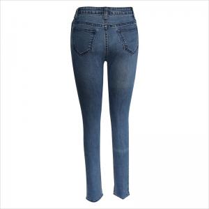 mode kontrast tvätt skinny jeans WS10122