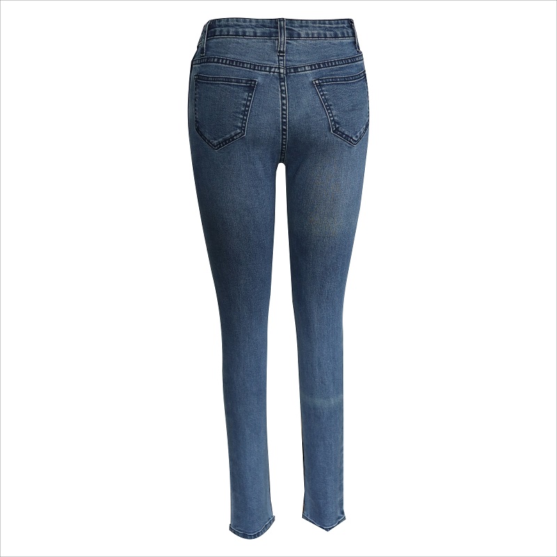 mode kontrast tvätt skinny jeans WS10122