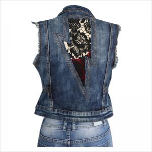 denimärmlös jackor WS10128