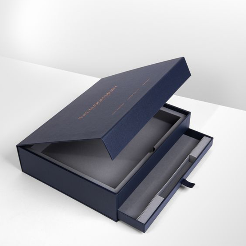 Högkvalitativ anpassad bokform Flip Top Magnetic Presentförpackning
