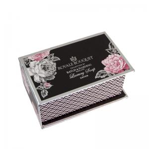 varm stämpel logotyp bokformad vikbar styv magnetisk stängning presentförpackning