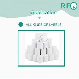 Ytbelagd traditionellt utskrivbart syntetiskt papper för etiketter klistermärken Taggar