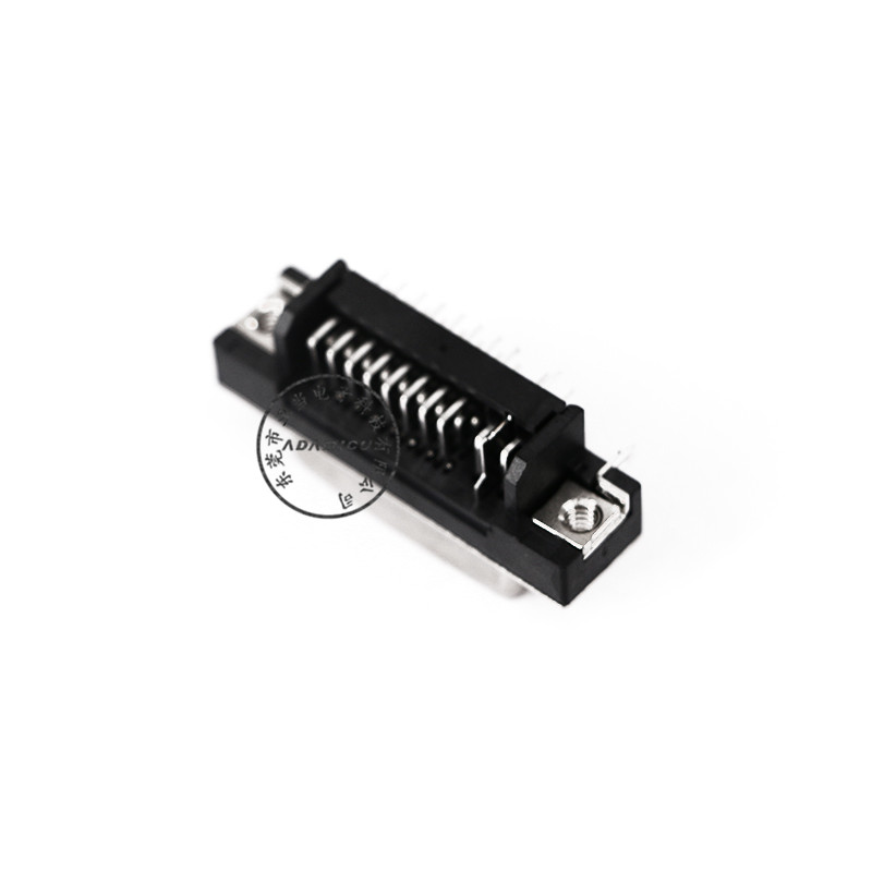 svart ROHS höger vinkel dvi 24 + 5 d subkontakt för PCB