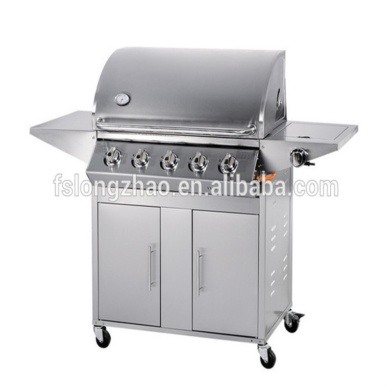 5 brännare Rostfritt stål utomhus beefmaster gas BBQ grill