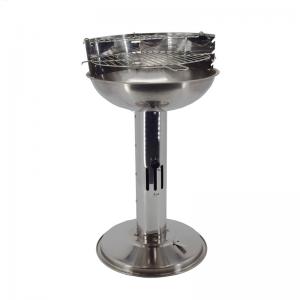 mycket justerbar grill i rostfritt stål med trådnät