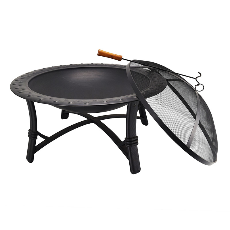 Högkvalitativ järngjuten metall utomhus eldstad bbq eldstad