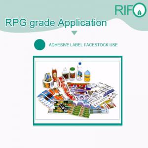 Offset Utskrivbart, UV-utskrivbart, flexibelt utskrivbart PP-syntetiskt papper för produkter för personlig vård