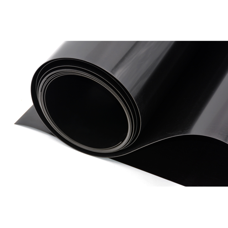 0,3 mm svart färg vinylfilm plast spegel reflekterande Mylar film PP ark i rull