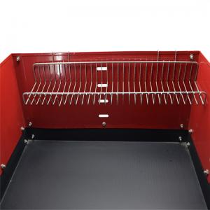 Partihandel utomhus grill grill vagn kyckling rotisserie kol grill grill med sidobord