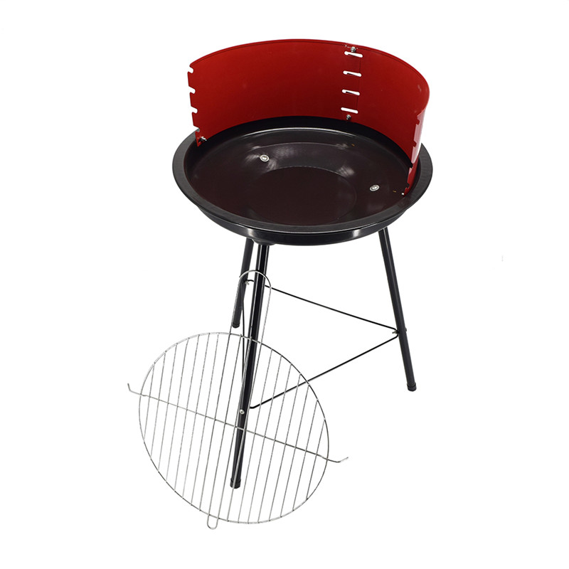 lågt pris höjdjusterbart utomhus enkel kol grill