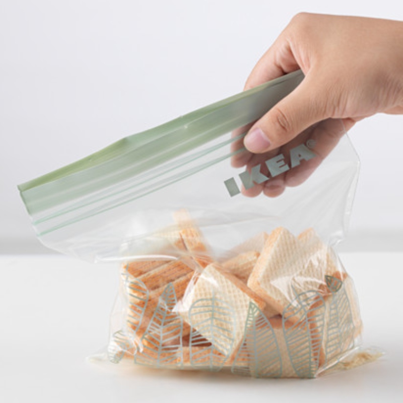 specialutskrivna zip lock-förseglade plastpåsar med egen logotyp