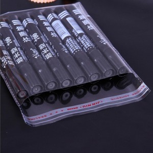 återförslutningsbar OPP CPP PE Självhäftande med vattentät hermetisk tätning plastpåse för smycken elektriska anteckningsböcker förpackning