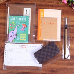 återförslutningsbar OPP CPP PE Självhäftande med vattentät hermetisk tätning plastpåse för smycken elektriska anteckningsböcker förpackning