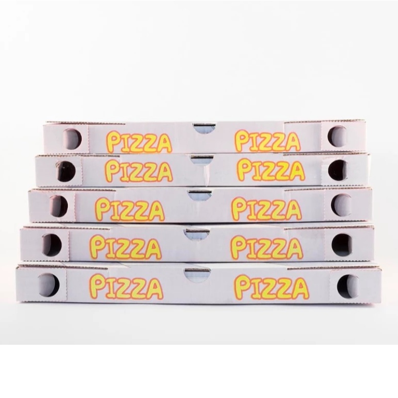 korrugerad papper låda pizza förpackning låda