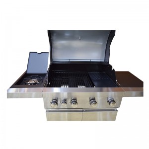 Hög kvalitet utomhus BBQ gasgrill med ugn