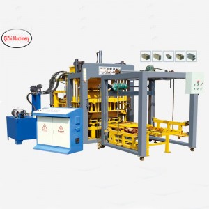 Användning av automatisk brandfri tegelmaskin (QT4-15S blockformningsmaskin)