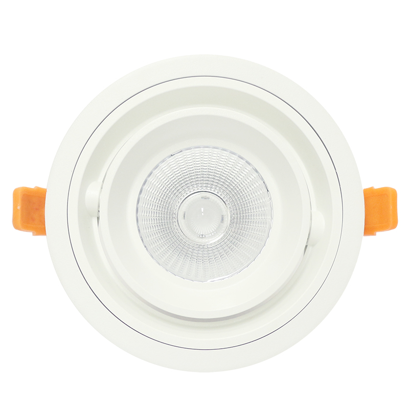 Rund och fyrkantig LED LED-lampa COB 20W 30W infälld ljuslampa med ledningsarmatur