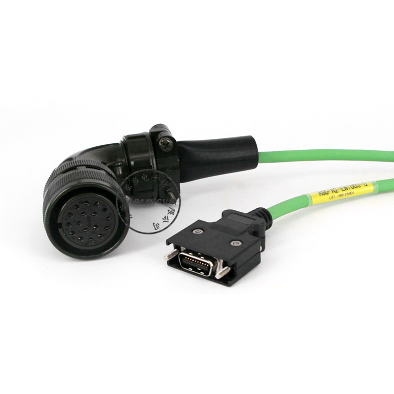 högspänning elektrisk kabel Delta servomotor kodare flexibel elektrisk kabel
