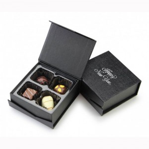 OEM Svart Anpassad fällbox Personlig presentförpackning