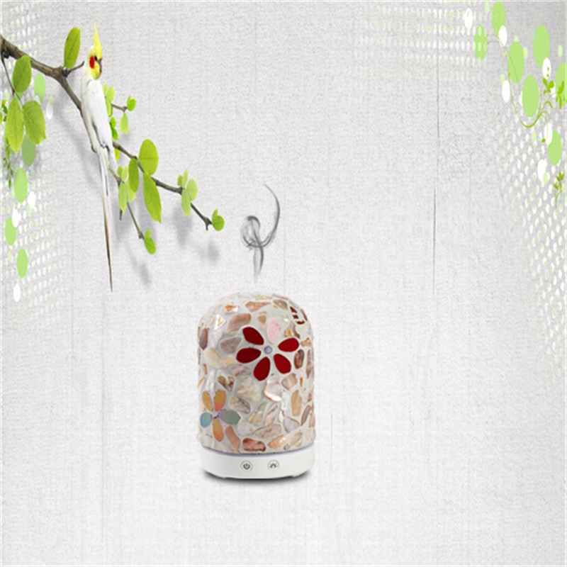 Ny produktidé 2018 mosaikblomglas aromoljediffusor