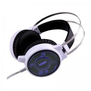 Kina tillverkare högkvalitativt spel headset över örat för PC