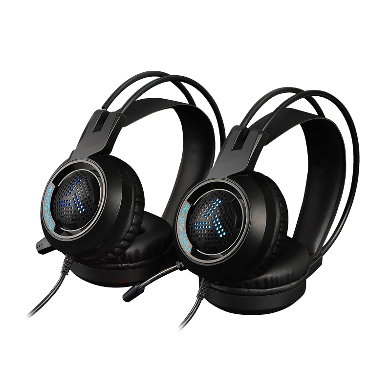 över head 7.1-spelheadset med omgivande ljud för XBOX ett