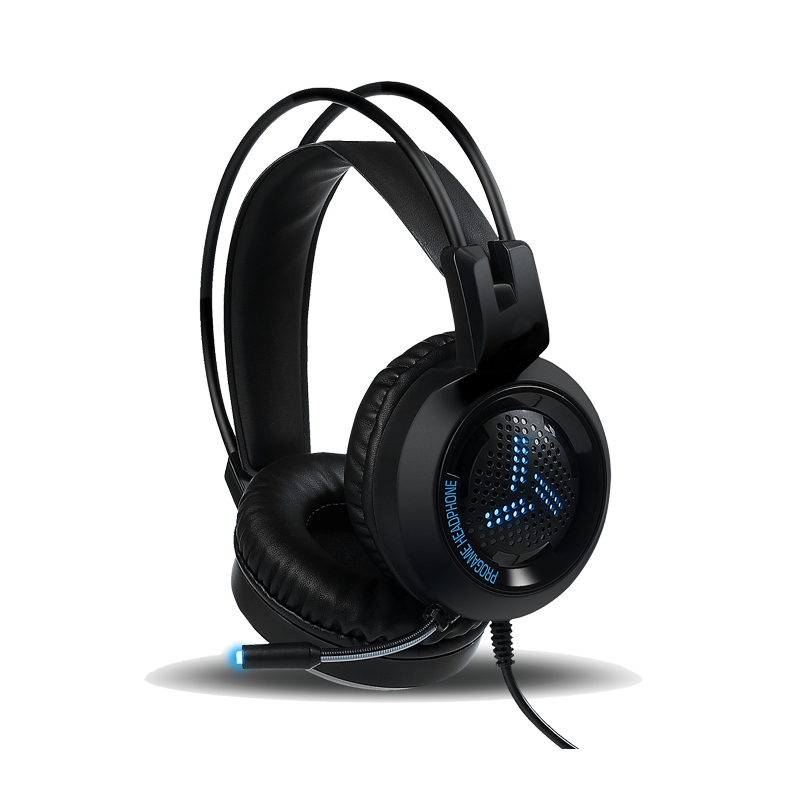 över head 7.1-spelheadset med omgivande ljud för XBOX ett
