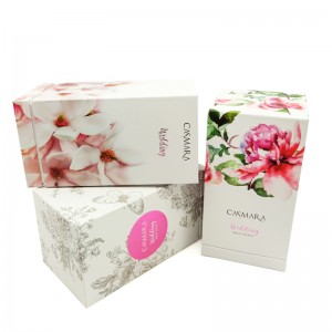 2018 anpassade dekorativa kartongförpackningar gynnar bröllop presentförpackning