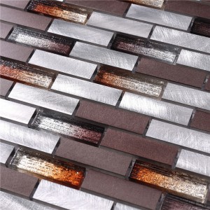 Moderna tegelplattor för effekt för 3d-effekt för sovrumsvägg